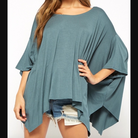 Spring Haze Tops - NEW | Billowy Crescent Hem Top